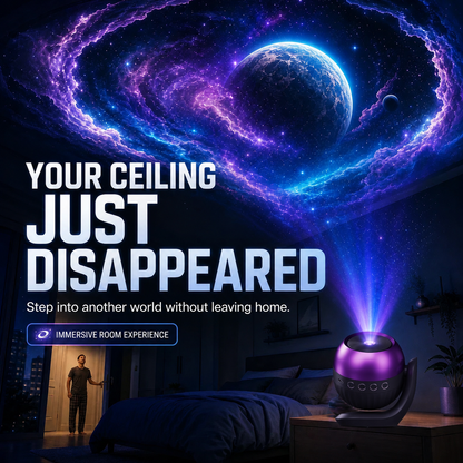 🔮 Starry Night Light Projector – Turn Any Room Into a Dreamy Galaxy ✨