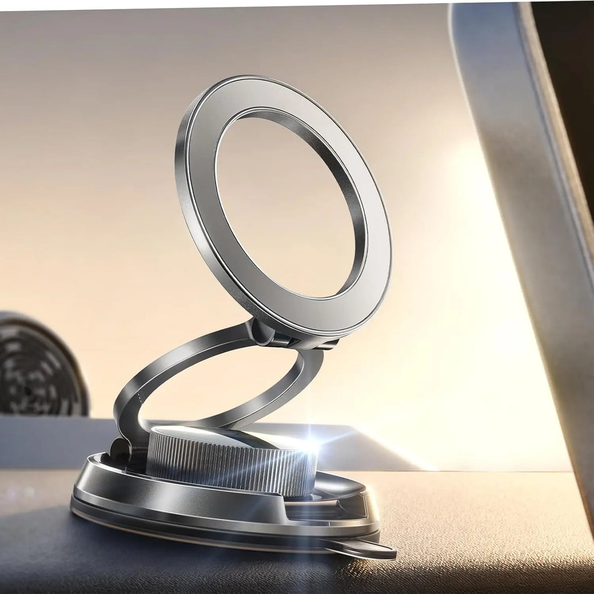Car Phone Holder for Magsafe 360 Adjustable Vacuum Magnetic Phone Holder for Car