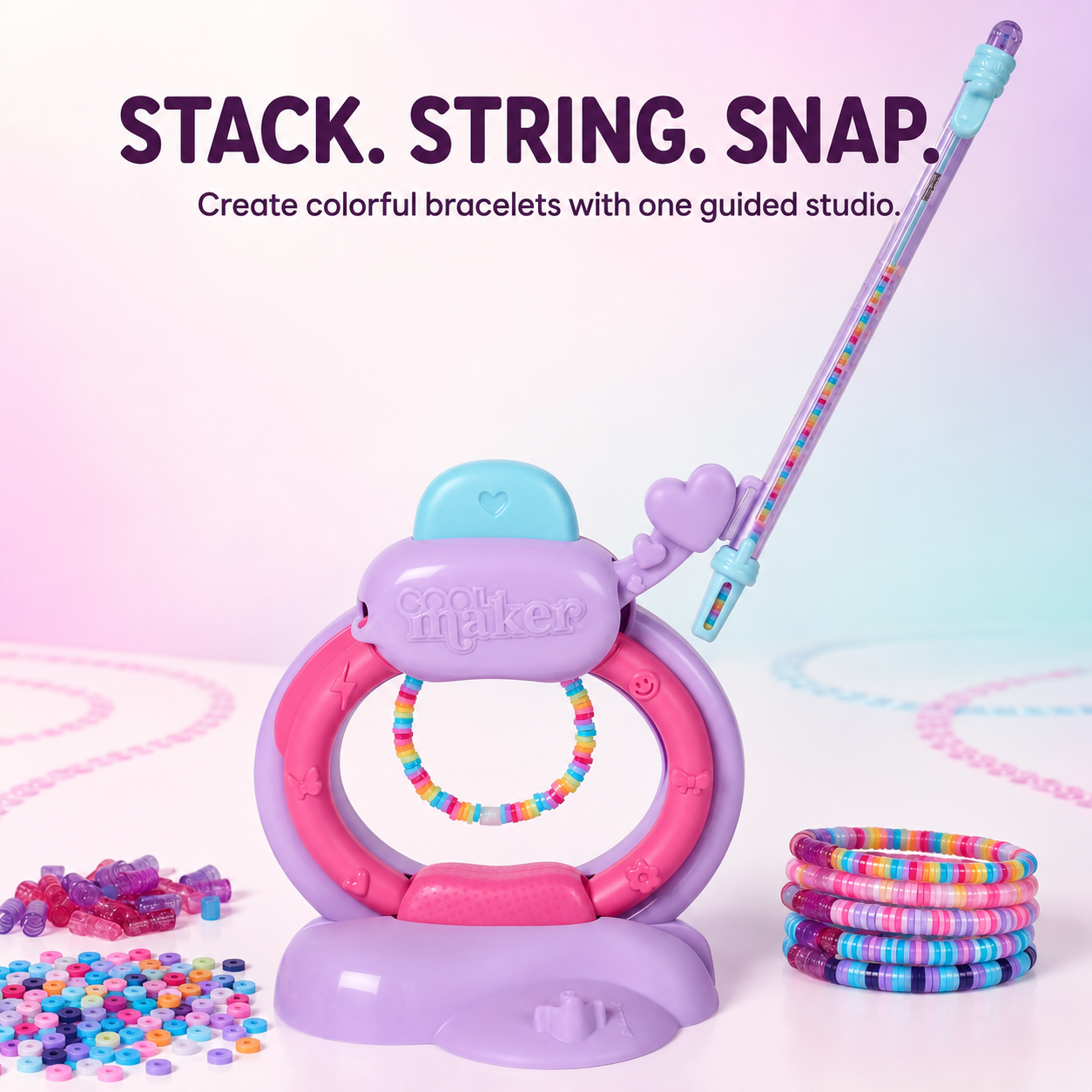 📿 Cool Maker Bracelet Maker with Bead Accessory Pack 🌈✨