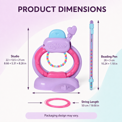 📿 Cool Maker Bracelet Maker with Bead Accessory Pack 🌈✨