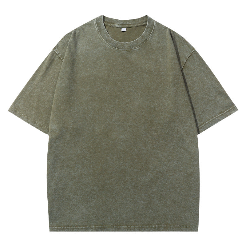 👕 Distressed Washed Cotton Tees – Breathable, Oversized & Unisex ✨