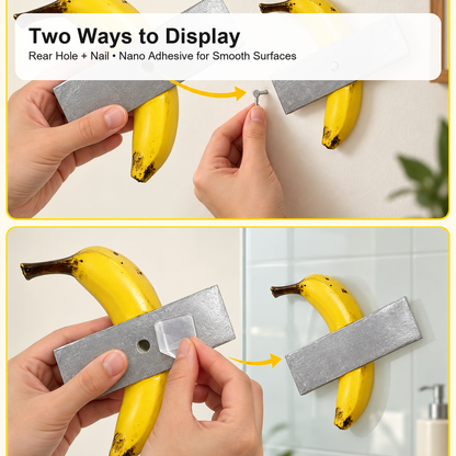 🍌✨ Duct Tape Banana Wall Sculpture – Handmade Resin Wall Decor 🎨