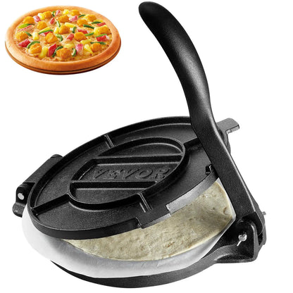 10-inch tortilla press—suitable for making tortillas, pita bread, flatbreads, and pancakes.