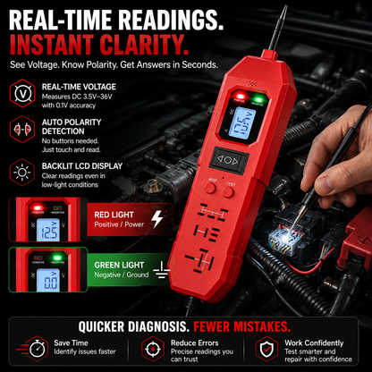 🔧 3-in-1 Automotive Power Circuit Probe & Relay Tester – 12V/24V Electrical Diagnostic Tool | Buy 2 Get Free Shipping 🚚