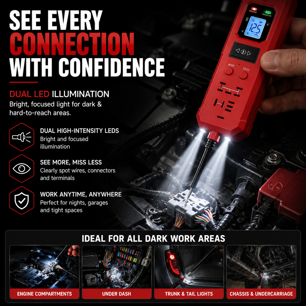 🔧 3-in-1 Automotive Power Circuit Probe & Relay Tester – 12V/24V Electrical Diagnostic Tool | Buy 2 Get Free Shipping 🚚