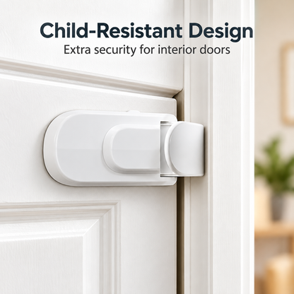 🔒🔒Childproof Door Lock – Easy Snap-On Child Safety Lock