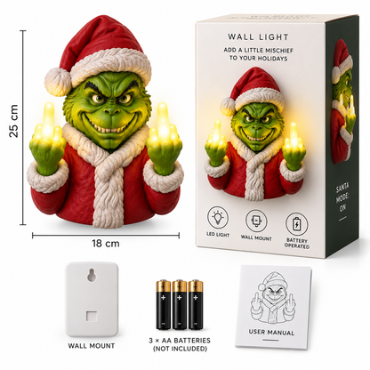 😍Funny Christmas Grinch Wall Lamp