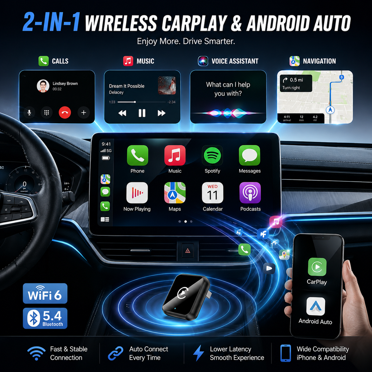 ⚡ Ditch The Cable Forever Convert Wired CarPlay To Wireless In Just 3 Steps