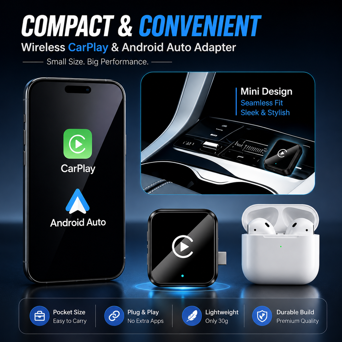 ⚡ Ditch The Cable Forever Convert Wired CarPlay To Wireless In Just 3 Steps