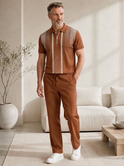 🌅 Men's 2-Piece Casual Suit Set