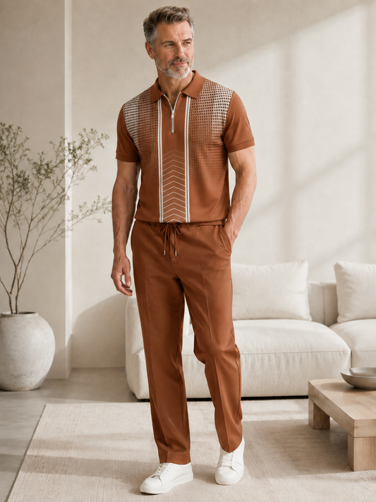 🌅 Men's 2-Piece Casual Suit Set