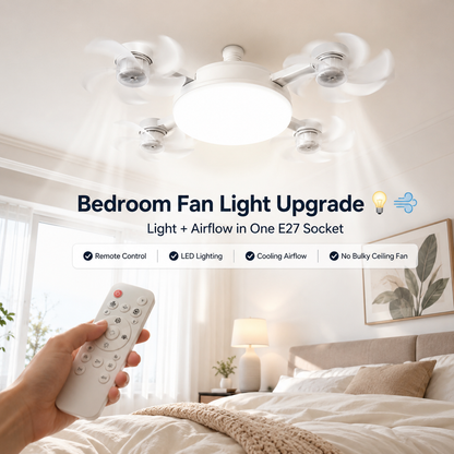 E27 Screw-In Ceiling Fan Light
