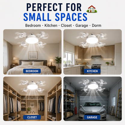 E27 Screw-In Ceiling Fan Light