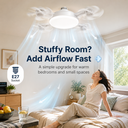 E27 Screw-In Ceiling Fan Light
