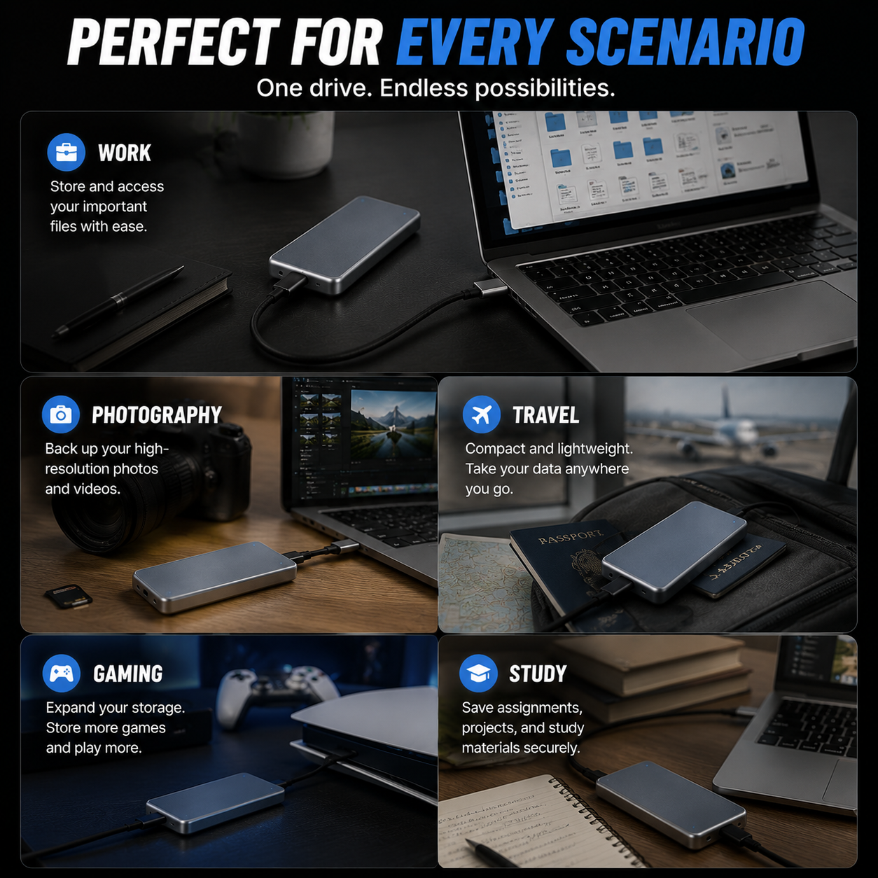 LAST DAY 50% OFF-Portable External SSD – Protect Your Photos, Videos & Important Files