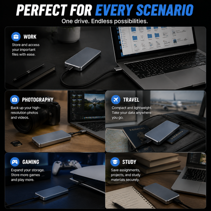 LAST DAY 50% OFF-Portable External SSD – Protect Your Photos, Videos & Important Files