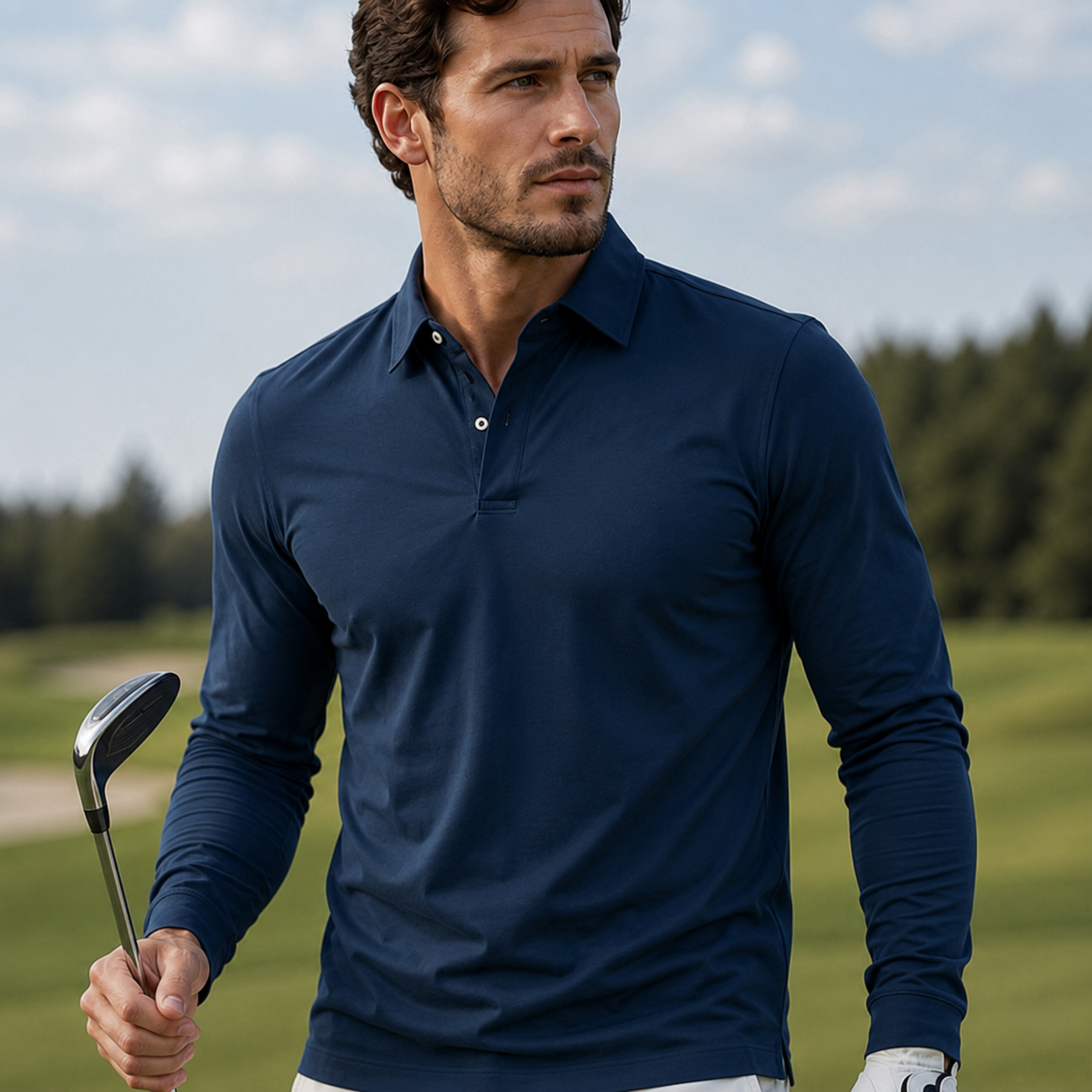 🪐 Men's Slim-Fit Summer Polo Shirt