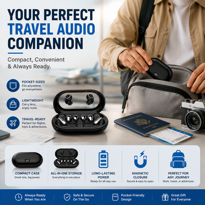 3‑in‑1 Multi‑Style Wireless Earbuds | Sleep‑Sport‑In‑Ear 3 Pairs Earphones