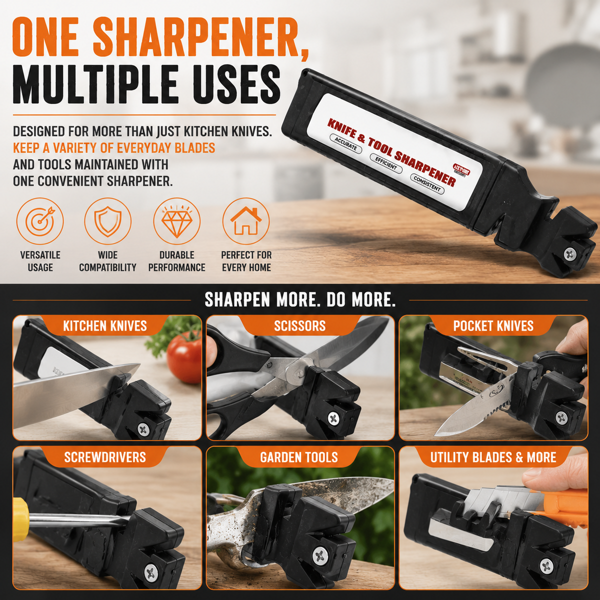 All-in-One Professional Knife and Tool Sharpener