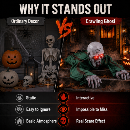 🔥 Limited-Time 50% OFF👻 Animated Halloween Crawling Ghost 🎃