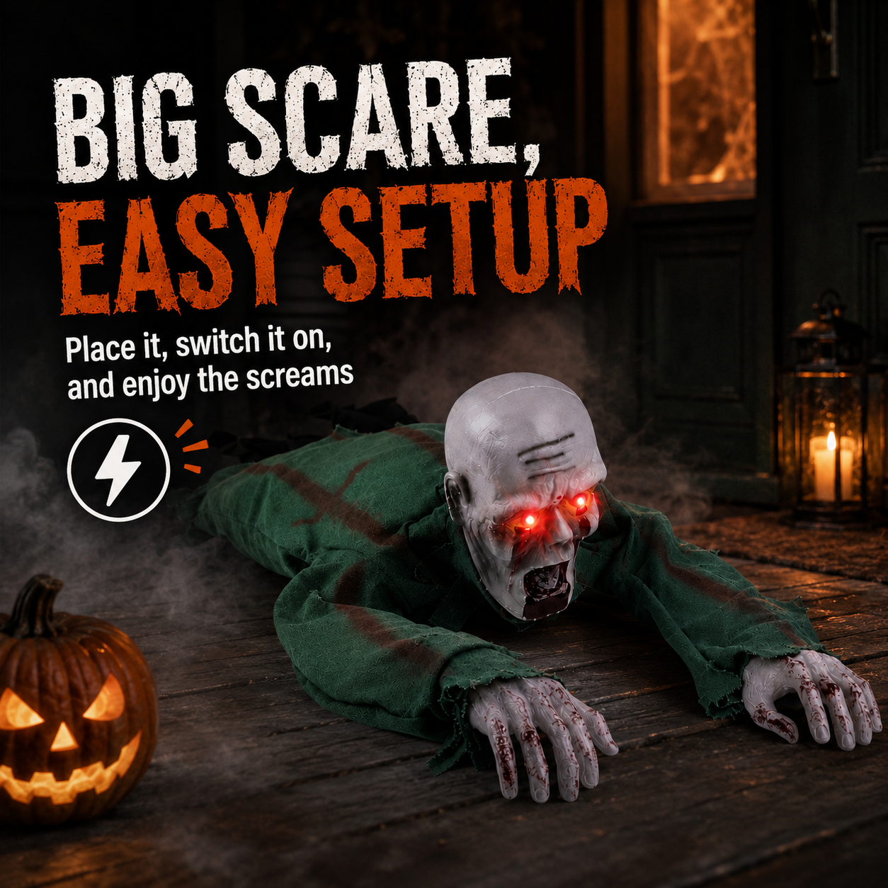 🔥 Limited-Time 50% OFF👻 Animated Halloween Crawling Ghost 🎃