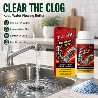 Pipe Unclogging Powder – Kitchen & Bathroom Drain Cleaner