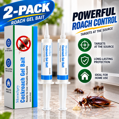 2-Pack Cockroach Gel Bait with Precision Applicator