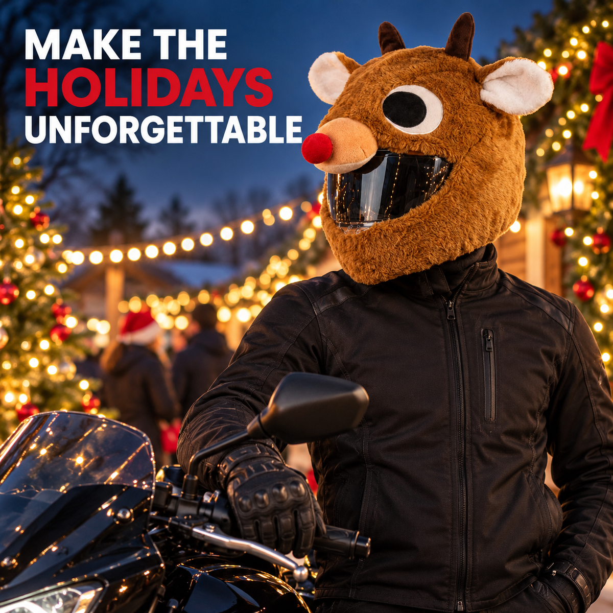 😂 Funny Plush Motorcycle Helmet Cover🏍️   – Eye-Catching Cartoon Full-Face Helmet Accessory