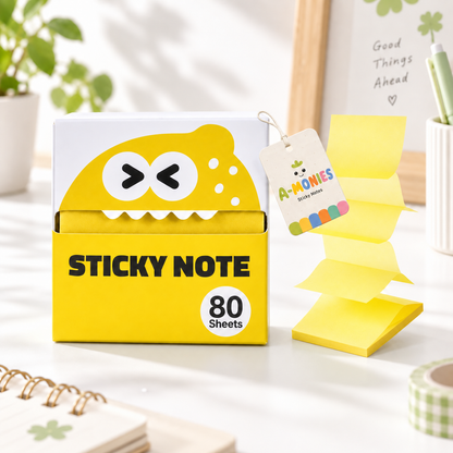 ✨ Glitter Transparent Pull-Out Sticky Notes & Aesthetic Memo Pads