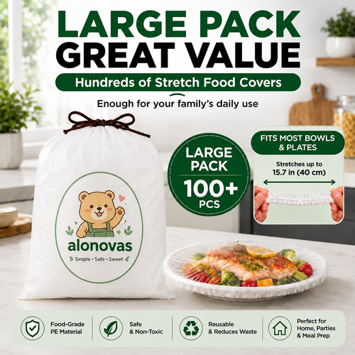 100PCS Disposable Stretch Food Covers