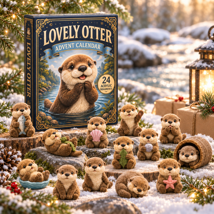 CHRISTMAS 40% OFF - 🦦Lovely Otter Advent Calendar 2026 - 24-Day Festive Countdown