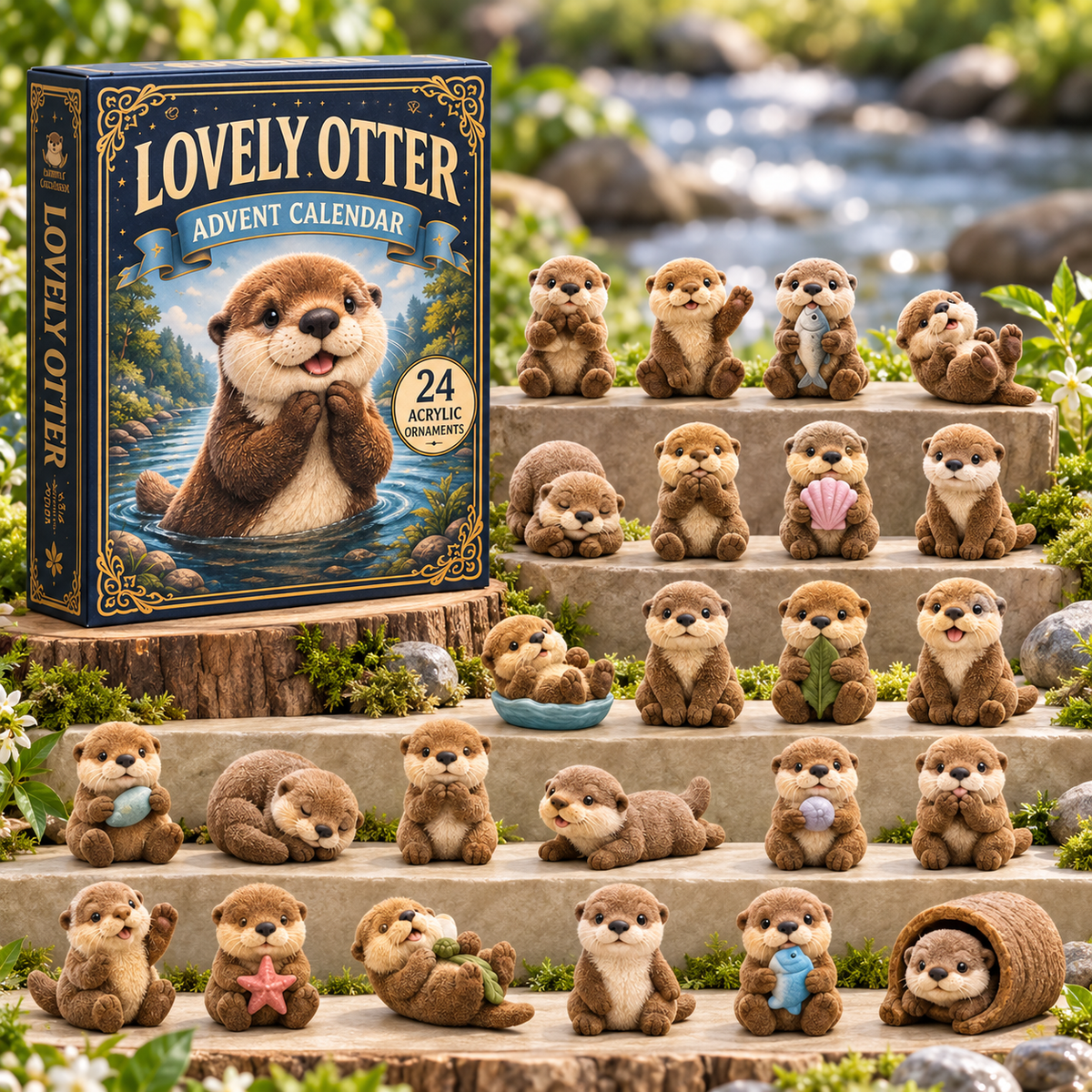 CHRISTMAS 40% OFF - 🦦Lovely Otter Advent Calendar 2026 - 24-Day Festive Countdown