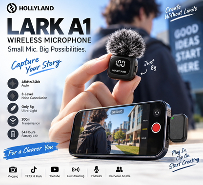 Great Gear for the New Semester! Wireless Microphone — Portable, magnetic, mini clip-on microphone for smartphones (iPhone and Android).