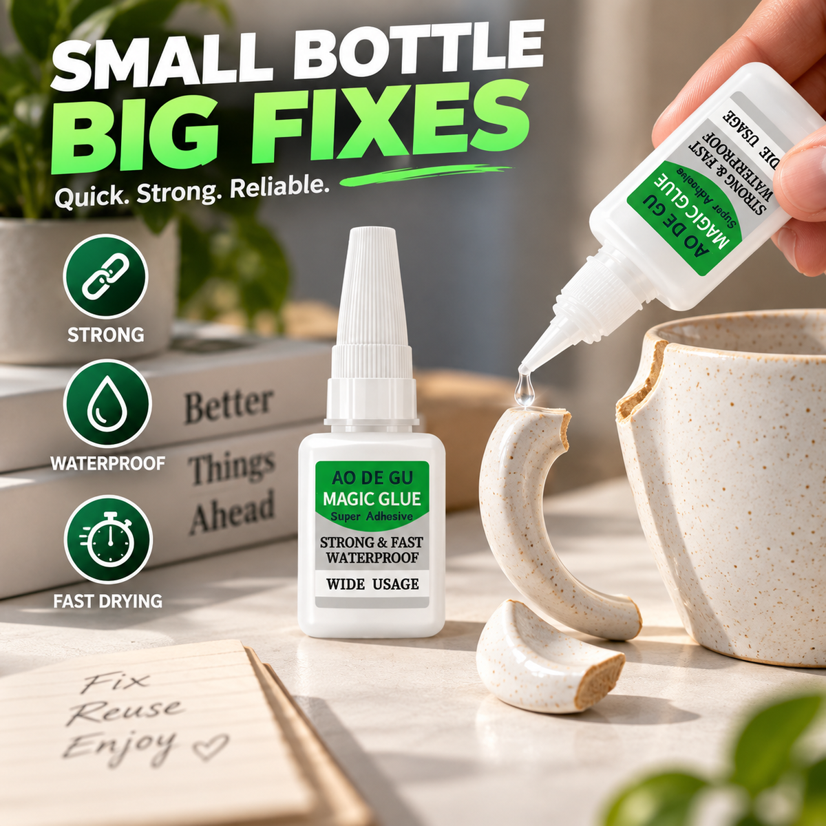 5PCS Fast-Setting Super Glue