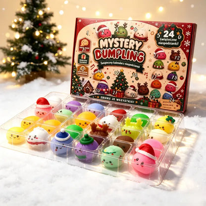 Christmas Squishy Advent Calendar Bundle – 24 Surprise Fidget Toys Countdown, Holiday Sensory Stress Relief Squishies, Fun Gift for Kids & Adults