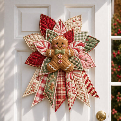 🎄 Festive Quilted Christmas Door Hanging DIY Sewing Kit