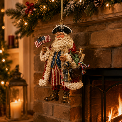250th Anniversary Santa Claus Christmas Tree Ornament