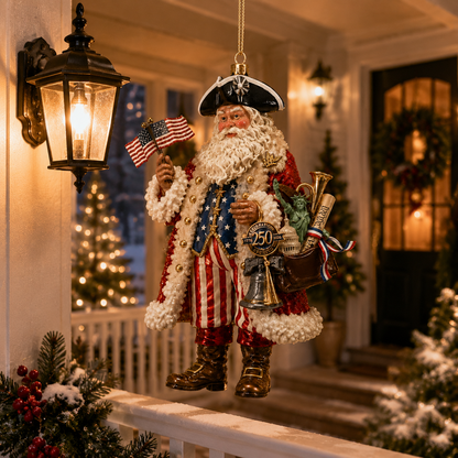 250th Anniversary Santa Claus Christmas Tree Ornament