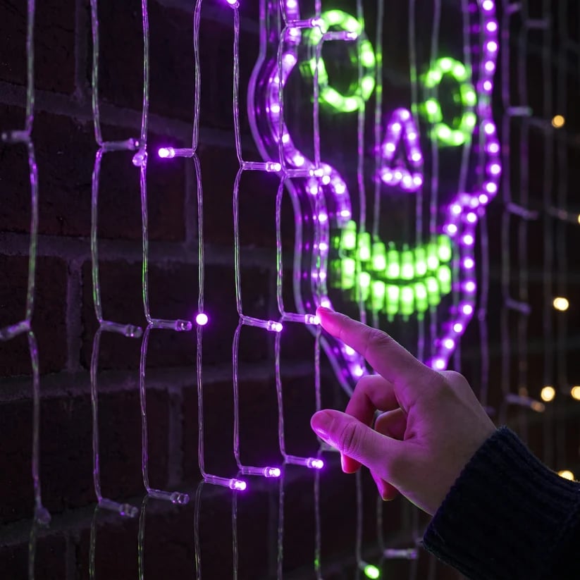 🎄Christmas LED House Net & Smart Outdoor Wall Curtain Light🎅