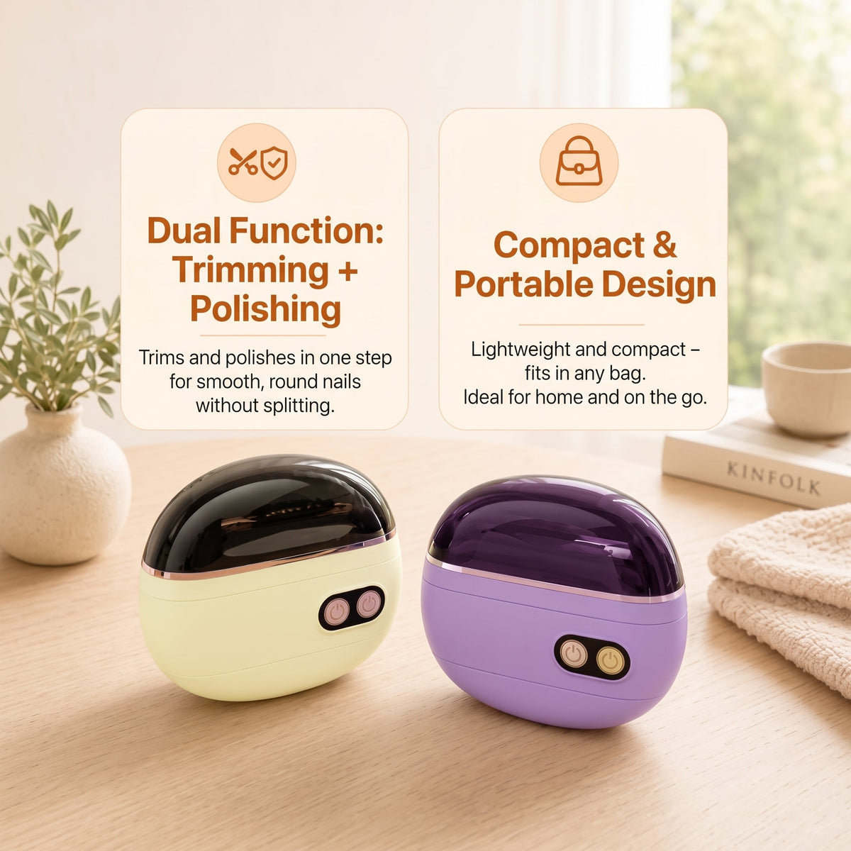 💥 Half-price offer! ✅ Electric safety nail clipper—trims and smooths simultaneously.