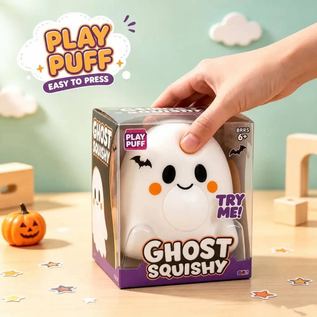 👻 Squeeze. Relax. Watch It Rise--The Spooky-Cute Squishy Kids Can't Stop Squeezing.