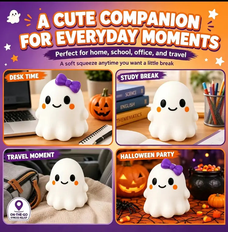 👻 Squeeze. Relax. Watch It Rise--The Spooky-Cute Squishy Kids Can't Stop Squeezing.