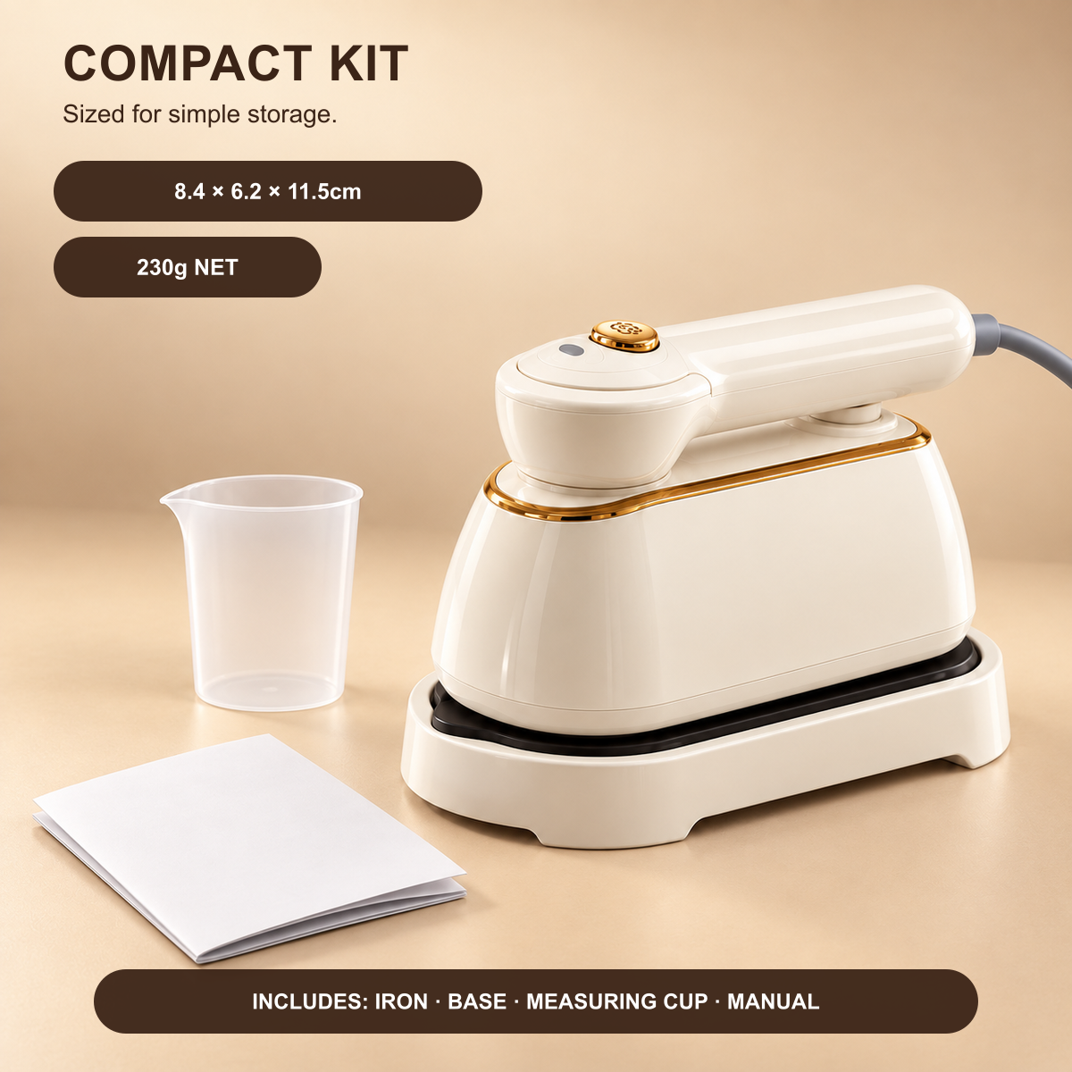 👔💨 sohochic 2-in-1 Garment Steamer & Iron – 5s Heat-Up, Foldable & Travel-Friendly ✈️