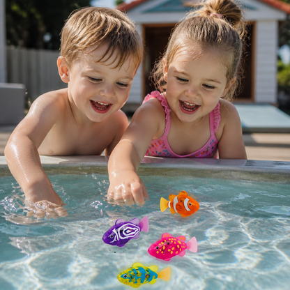 LED Swimming Fish Pool Toy Set – Automatic Water Activated Light-Up Fish
