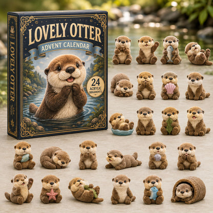 CHRISTMAS 40% OFF - 🦦Lovely Otter Advent Calendar 2026 - 24-Day Festive Countdown