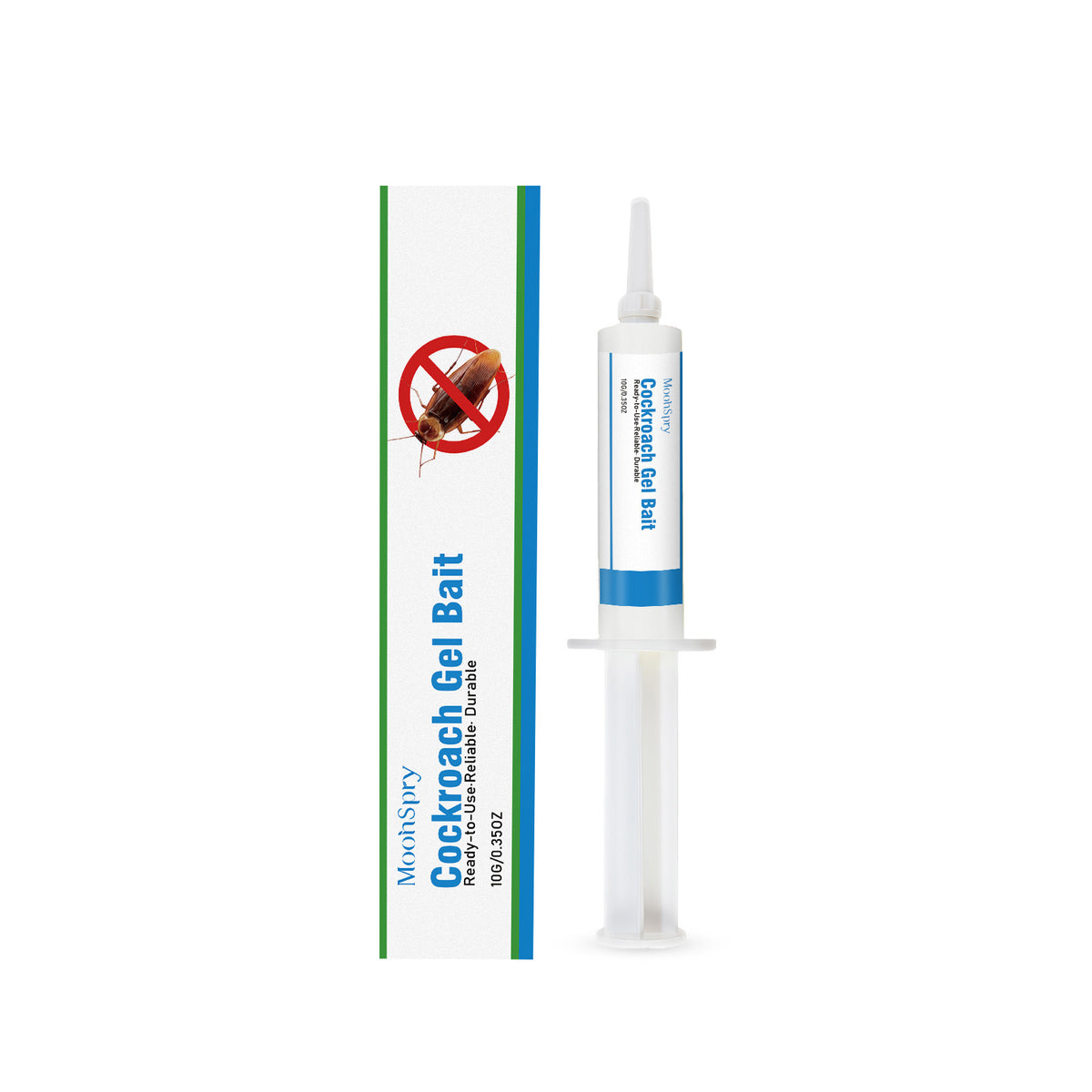 2-Pack Cockroach Gel Bait with Precision Applicator
