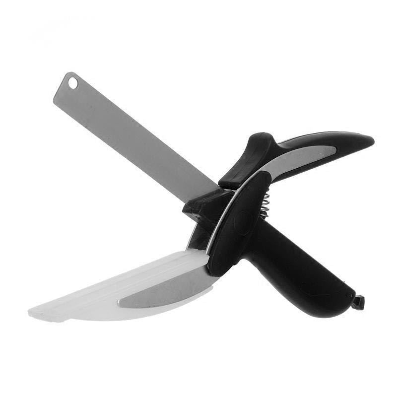 2-in-1 Kitchen Scissors with Cutting Board ✂️🥬 | Stainless Steel 🔪✨