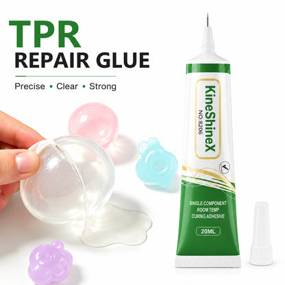 Specialized adhesive for TPR soft rubber; colorless, transparent, and eco-friendly; provides strong, waterproof bonding.
