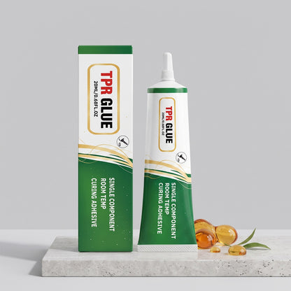 Specialized adhesive for TPR soft rubber; colorless, transparent, and eco-friendly; provides strong, waterproof bonding.