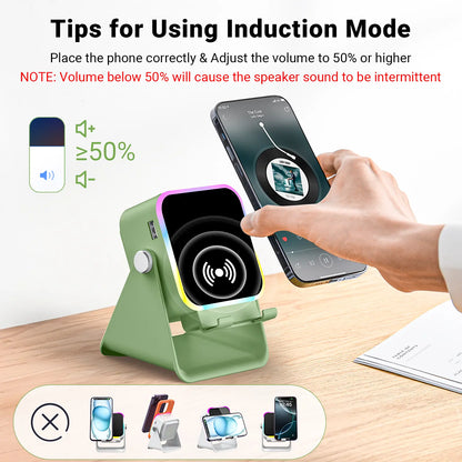 Wireless Induction Audio Speaker Stand